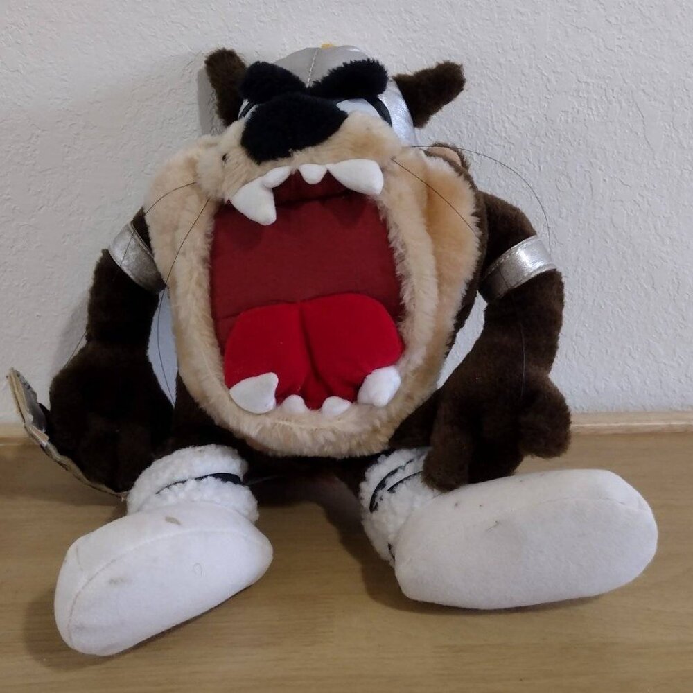 Vintage Ace Novelty Tasmanian Devil Taz Stuffed Toy Plush - Picture 4 of 8